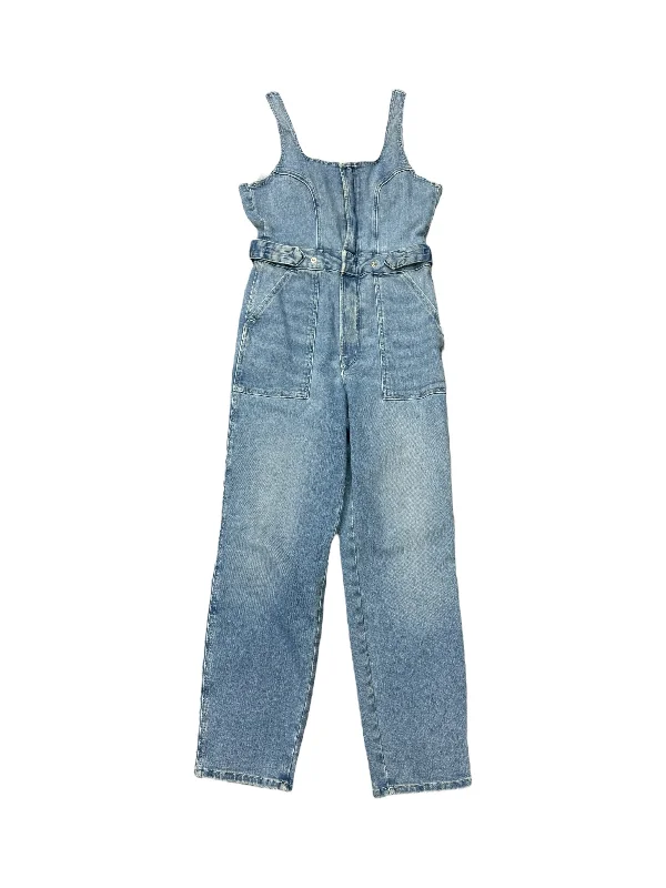 Jumpsuit By Good American In Blue Denim, Size: 4