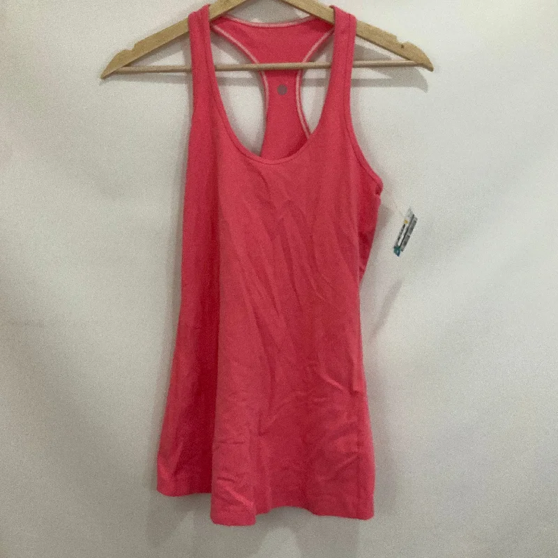 Athletic Tank Top By Lululemon In Pink, Size: 6